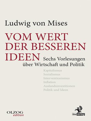 cover image of Vom Wert der besseren Ideen